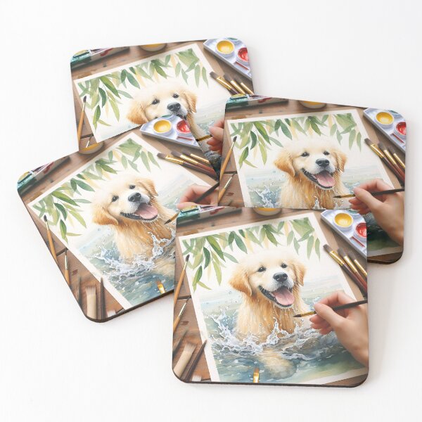 Item preview, Radiant Watercolor Joy designed and sold by PawspectCreate.