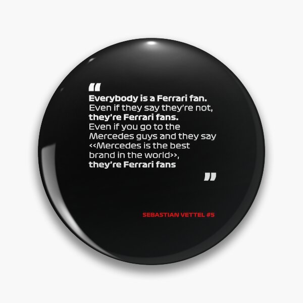 Item preview, Everybody is a Ferrari fan #4 - Sebastian Vettel #5 designed and sold by andreanastasio.