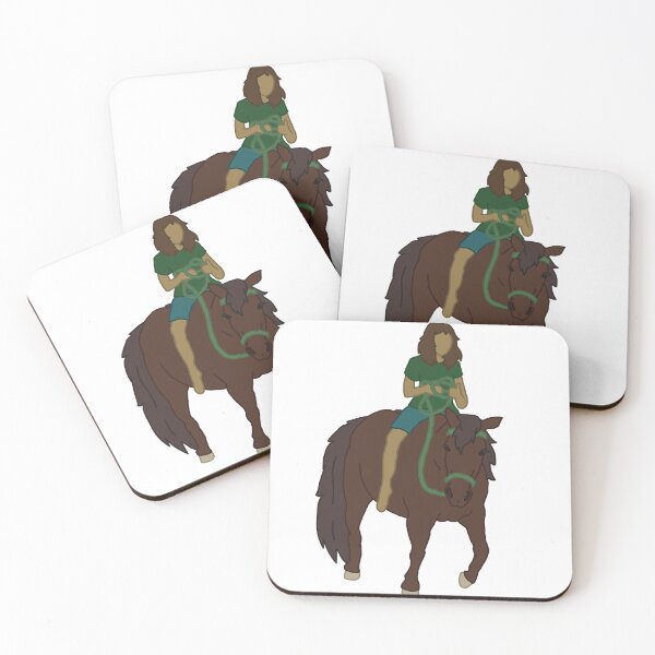 Item preview, Girl Riding Bareback on Horse designed and sold by Abby Art Studio.