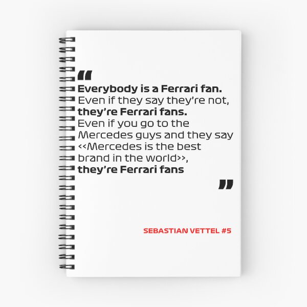 Item preview, Everybody is a Ferrari fan #5 - Sebastian Vettel #5 designed and sold by andreanastasio.