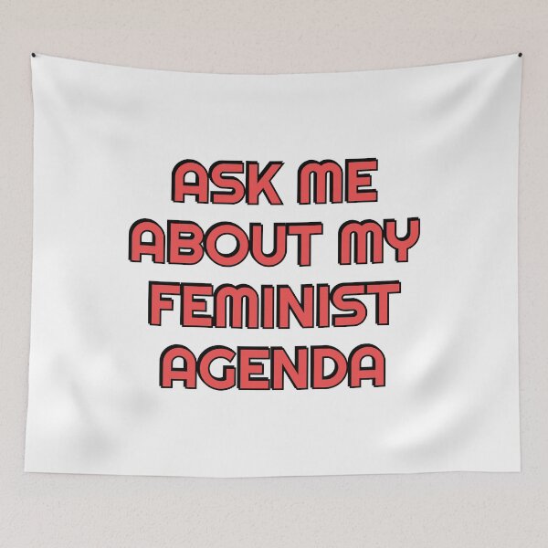 Item preview, Womens Day Quotes - Ask me about my feminist agenda designed and sold by Inspirationmotivation.