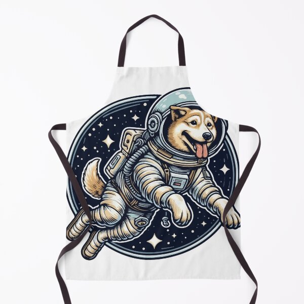 Item preview, Laika the Cosmonaut Dog in Space Suit designed and sold by bjrocket89.