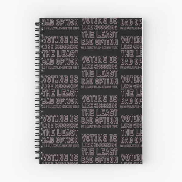 Item preview, Funny, Voting is like choosing the least bad option on a multiple-choice test. designed and sold by NeaftyFinds.