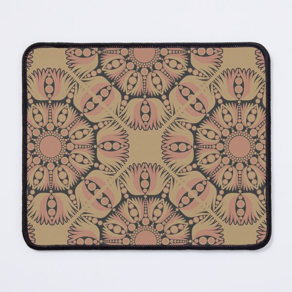 Item preview, Mindful Lotus Royal Circle Dot Mandala Diamond Tile Pattern designed and sold by Triplicate Limited.