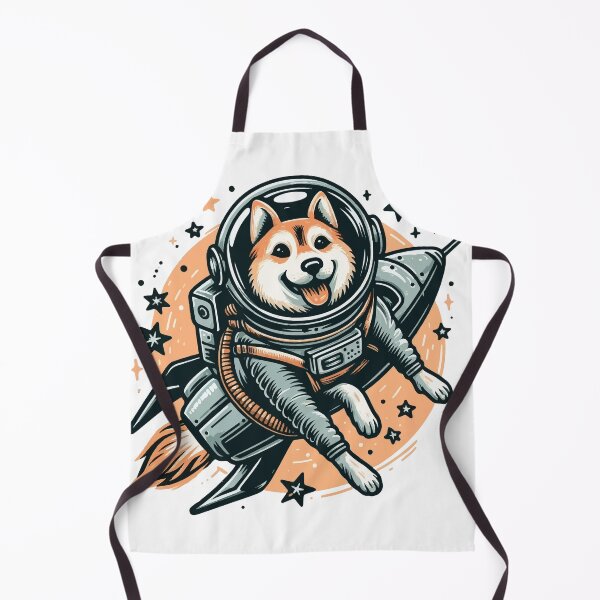 Item preview, Laika the Cosmonaut Dog Rides a Rocket in Space designed and sold by bjrocket89.