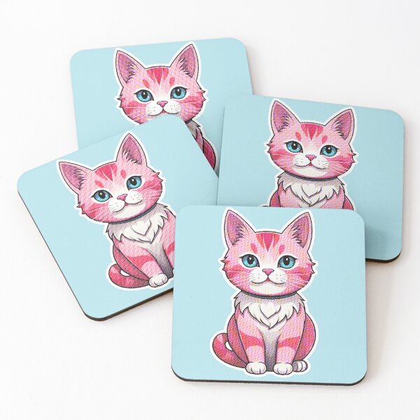 Item preview, Pink cat designed and sold by JLeonardoArt.