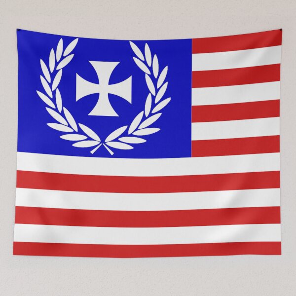 Item preview, American Skinhead Flag v2 designed and sold by ClashAndBash.