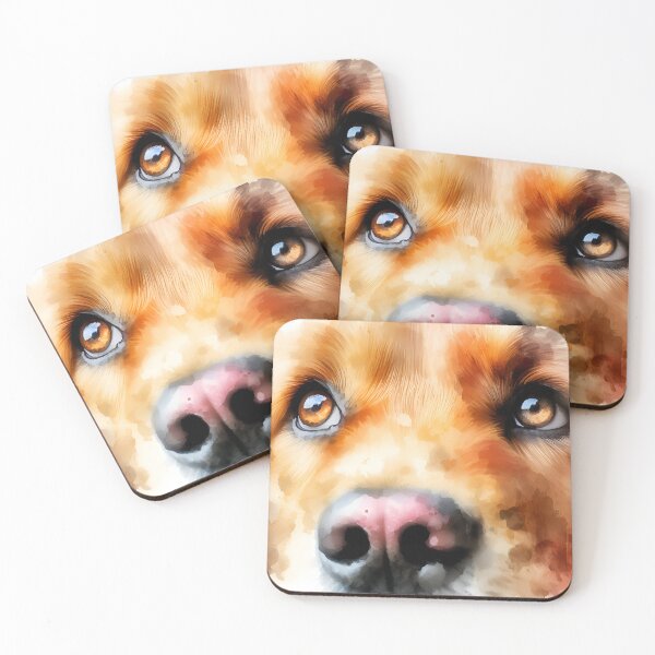 Item preview, Majestic Golden Retriever Art designed and sold by PawspectCreate.