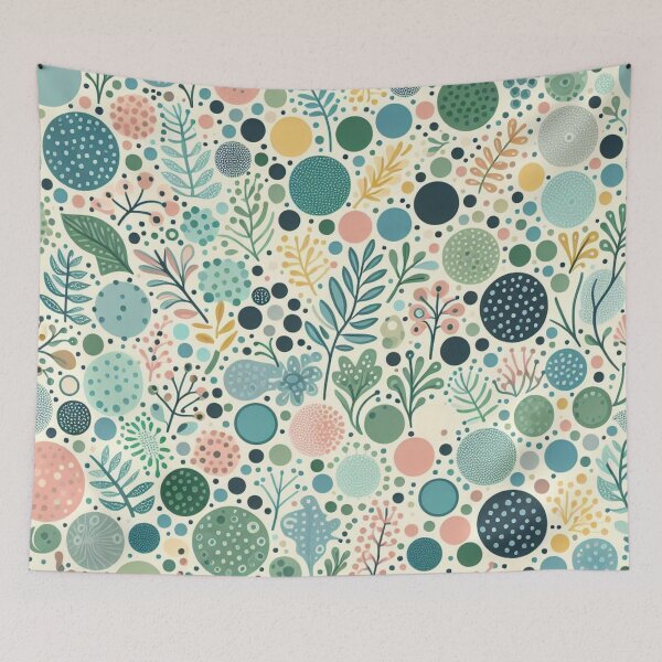 Item preview, Dive into Nature's Elegance with Petite Organic Dots designed and sold by Rui Fernandes.