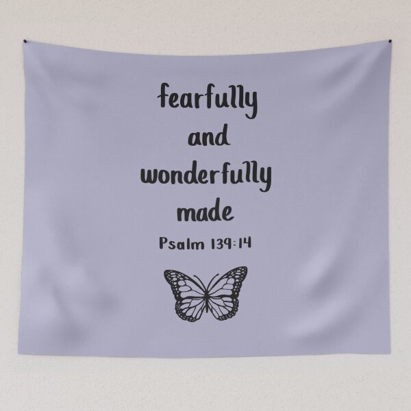 Item preview, Fearfully and Wonderfully Made - Psalm 139:14 designed and sold by madebyhandesign.