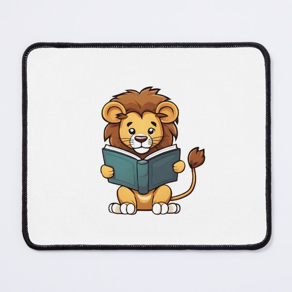 Item preview, Lion Reading A Book designed and sold by Majestic Paws.