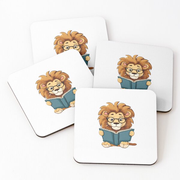 Item preview, Lion Reading A Book designed and sold by Majestic Paws.