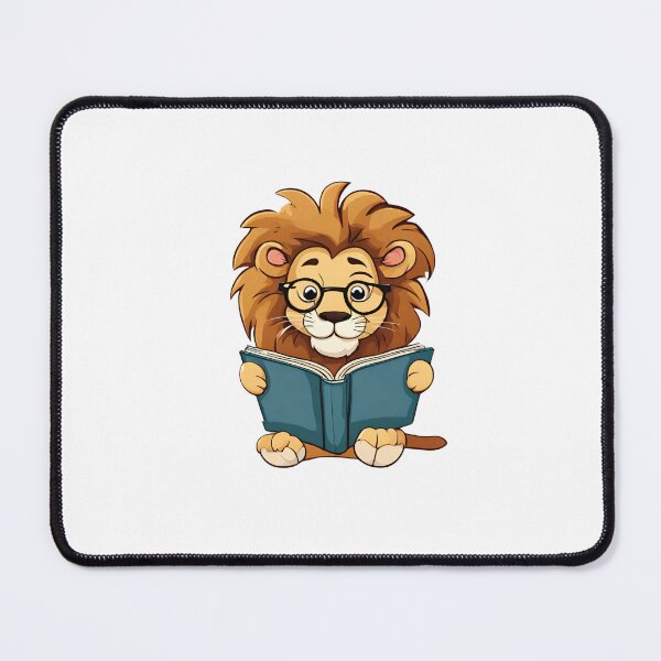 Item preview, Lion Reading A Book designed and sold by Majestic Paws.
