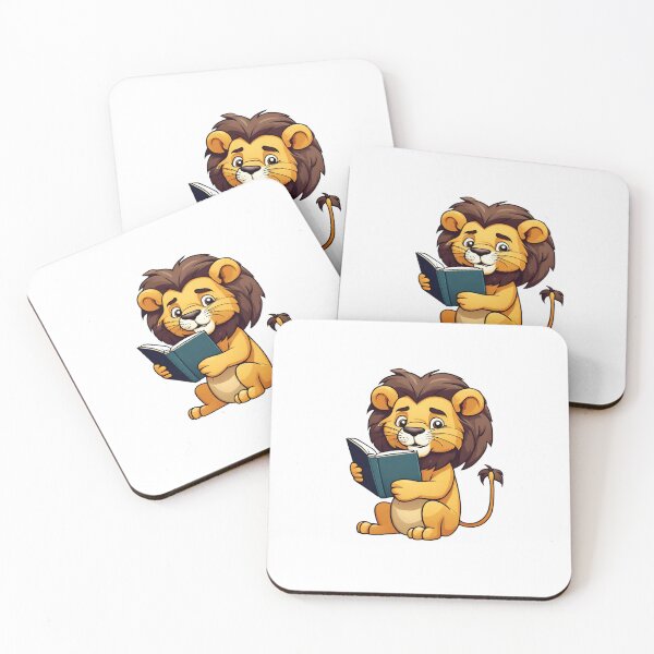 Item preview, Lion Reading A Book designed and sold by Majestic Paws.