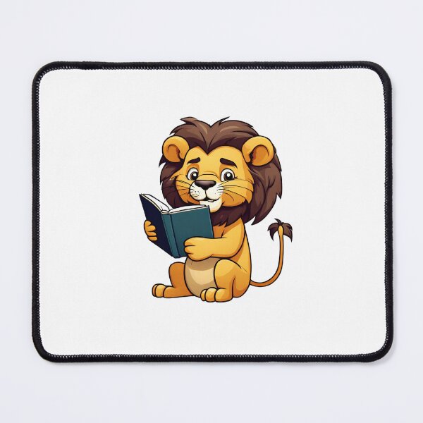 Item preview, Lion Reading A Book designed and sold by Majestic Paws.