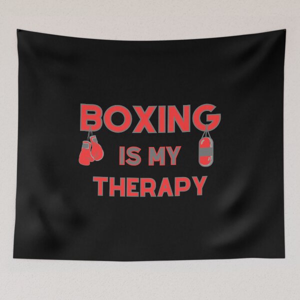 Item preview, Boxing Is My Therapy | Boxer | Boxing Fan | Fitness Boxing designed and sold by ShopCoolStop.