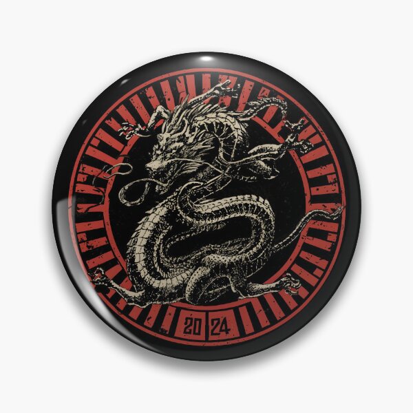 Item preview, 2024 Chinese New Year of the Wood Dragon 木龍年 Mù lóng nián designed and sold by 8FistsofTees.
