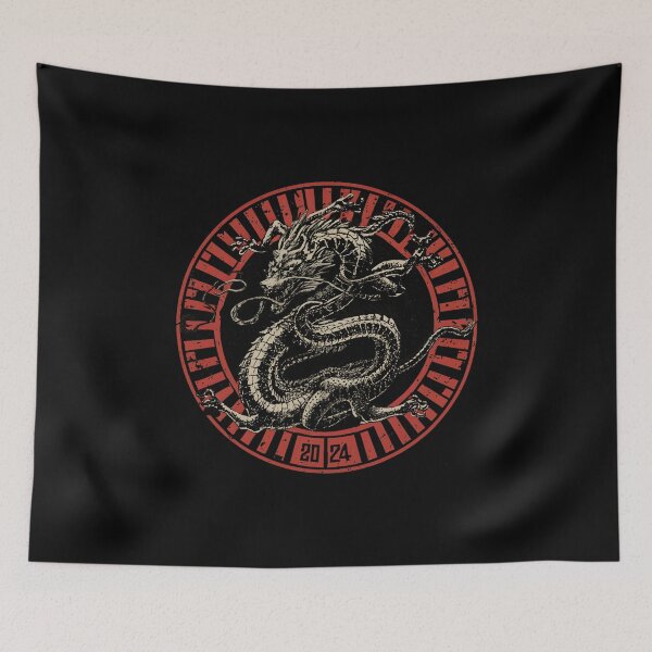 Item preview, 2024 Chinese New Year of the Wood Dragon 木龍年 Mù lóng nián designed and sold by 8FistsofTees.