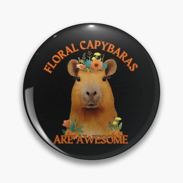 Item preview, Floral Capybaras Are Awesome designed and sold by elynne9.