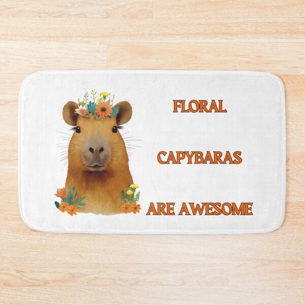 Item preview, Floral Capybaras Are Awesome designed and sold by elynne9.