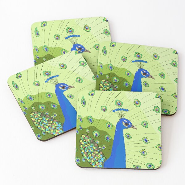 Item preview, Peacock illustration designed and sold by VauKaArtShop.