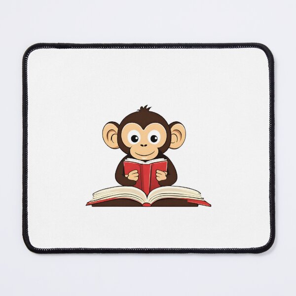 Item preview, Monkey Reading A Book designed and sold by Majestic Paws.