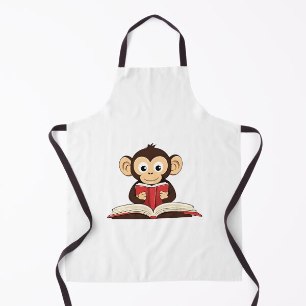 Item preview, Monkey Reading A Book designed and sold by Majestic Paws.