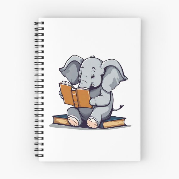 Item preview, Elephant Reading A Book designed and sold by Majestic Paws.