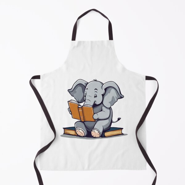 Item preview, Elephant Reading A Book designed and sold by Majestic Paws.