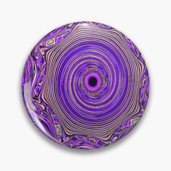 Artikelvorschau, Trippy Liquid Art Swirly Vortex Retro Groove Lila Gelb Grün Orange entworfen und verkauft von innerspectrum.