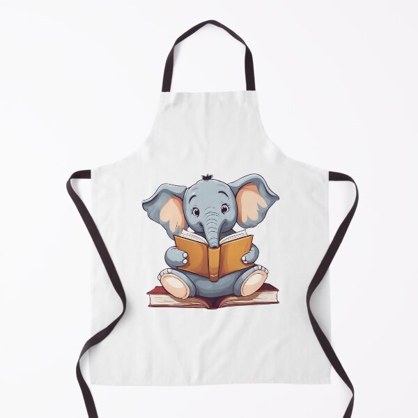 Item preview, Elephant Reading A Book designed and sold by Majestic Paws.