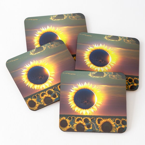 Item preview, Sunflower Eclipse in the Sky designed and sold by sylviatx.