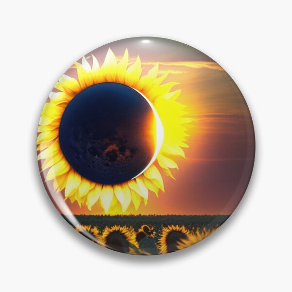 Item preview, Sunflower Eclipse in the Sky designed and sold by sylviatx.