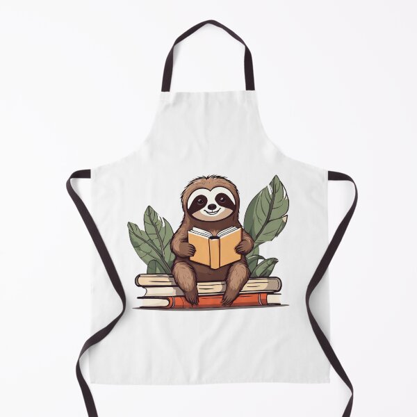 Item preview, Sloth Reading A Book designed and sold by Majestic Paws.