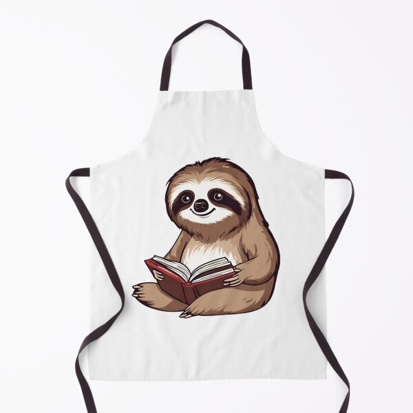 Item preview, Sloth Reading A Book designed and sold by Majestic Paws.