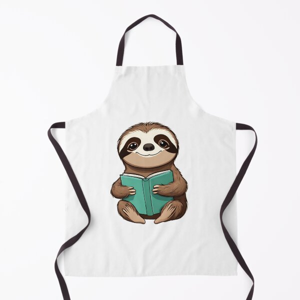 Item preview, Sloth Reading A Book designed and sold by Majestic Paws.
