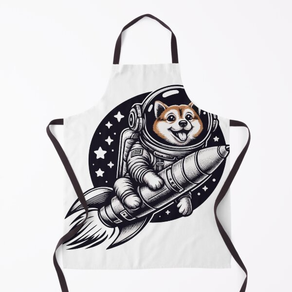 Item preview, Laika the Cosmonaut Dog Rides Past A Sky of Stars designed and sold by bjrocket89.