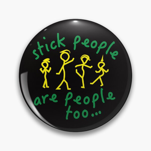 Item preview, Stick People Are People Too designed and sold by bumperbay.