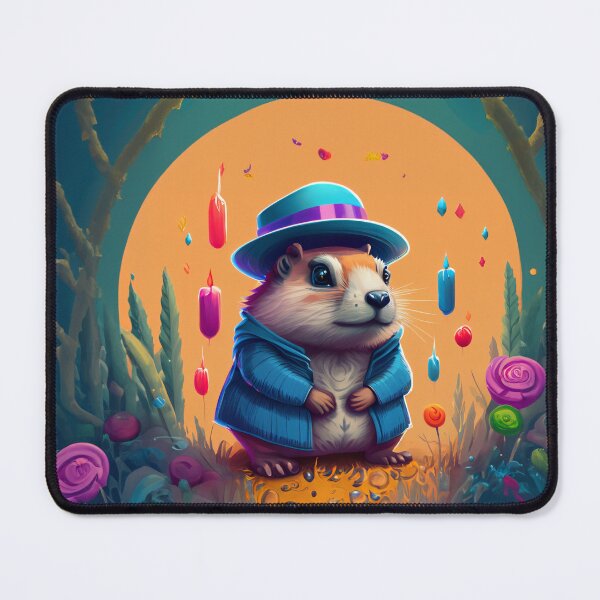 Item preview, Spring's Seer: Groundhog's Weather Forecast on Groundhog Day Digital Art designed and sold by WASABIgreen.