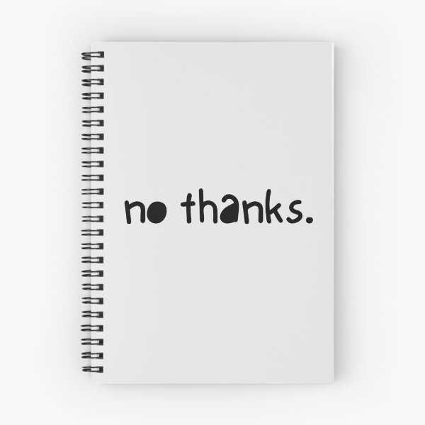 Item preview, No Thanks. designed and sold by CapybaraDesignz.