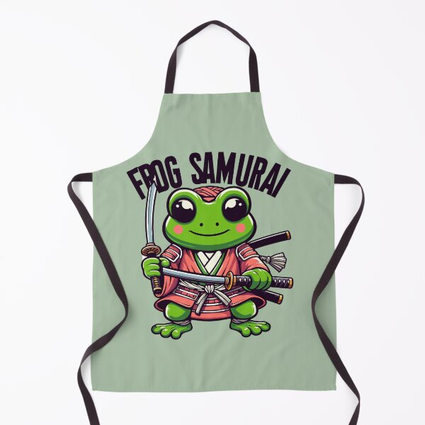 Item preview, Frog Samurai - Funny Kawaii Frog Samurai designed and sold by JessArty ⭐⭐⭐⭐⭐.
