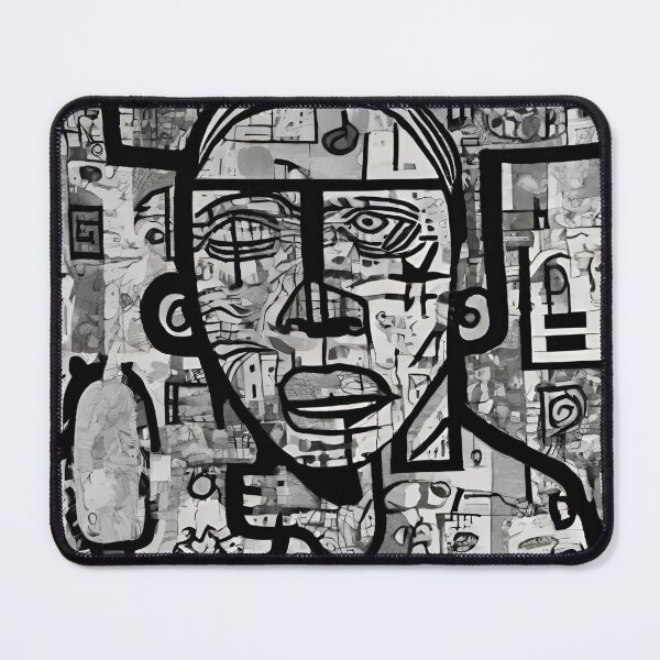 Item preview, Visual Complexity: Monochrome Abstract Poster" designed and sold by FanoloHandford.