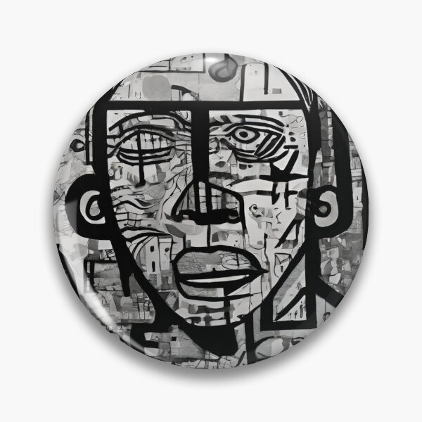 Item preview, Visual Complexity: Monochrome Abstract Poster" designed and sold by FanoloHandford.