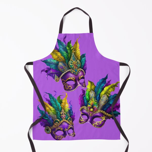 Item preview, Three Mardi Gras Masks - Fat Tuesday designed and sold by WigOutlet.