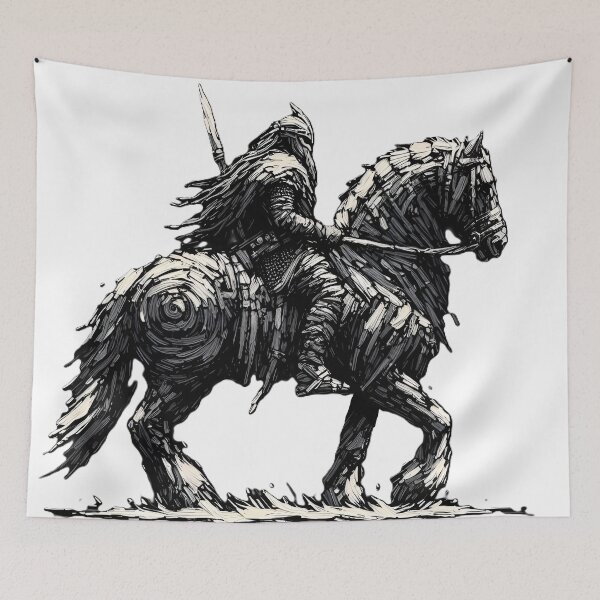 Item preview, Mounted Viking, Norse Warrior designed and sold by AEGIR-.