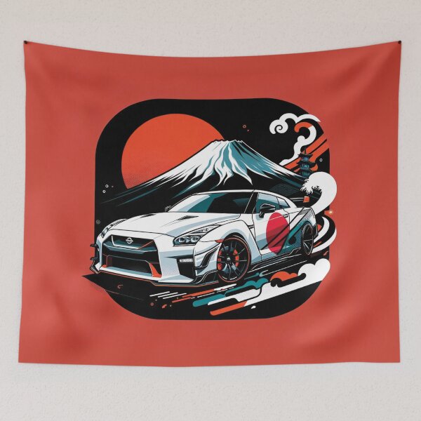 Artikelvorschau, Japanisches Auto Nissan GTR entworfen und verkauft von Tajoo.