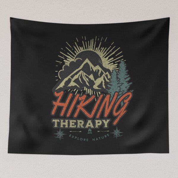 Item preview, Hiking Therapy, just exploring the nature around us designed and sold by AnalajiaDesigns.