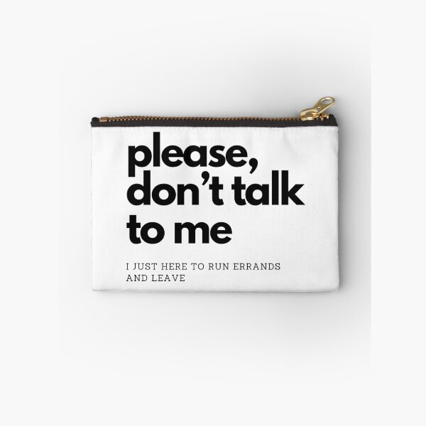 Item preview, Please Don't Talk To Me - I'm Running Errands designed and sold by anne-dromeda.