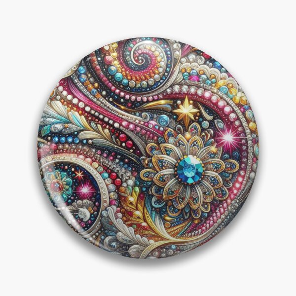 Item preview, Sparkle in Elegance with our Colorful Diamonds Fabric designed and sold by Rui Fernandes.