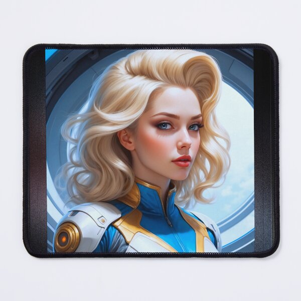 Item preview, Adrienne Jade Beautiful AI Concept Art Illustration Portrait by Xzendor7 designed and sold by Xzendor7 Digital Art Creations.